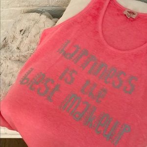 Pink Lotus workout tank